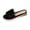 Black, variant on Willtoo Women Comfortable Wedge Heel Sandals With Bowknot And Woven Detail For Beach Outdoor Spring Summer 2026