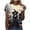 Multicolor#174, variant on Witch Broom Cute Graphic T-Shirt for Women Crew Neck Short Sleeve Loose Casual Tops Fall Tees Multicolor M