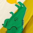 thumbnail image 4 of Baby Boy Summer Clothes Summer Short Sleeve Casual T Shirts for Kids Toddler Boys 3D Dinosaur Print Breathable Lightweight Soft Toddler T Shirts Yellow 12 Months-18 Months, 4 of 7