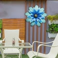 thumbnail image 4 of simhoa Wall Sculpture Hanging and outdoor Blue, 4 of 8
