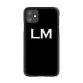 thumbnail image 1 of Personalised Black x White Top Initials iPhone 11 Case, iPhone 13 Pro Max, 1 of 4