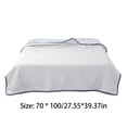 thumbnail image 4 of Lightweight Ice Silk Summer Quilt Cooling Breathable Throw Blanket Machine Washable 100cm / 39.37in for Home Bedroom Sleeping Men Women Multicolor Style A 1pc, 4 of 6