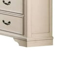 thumbnail image 3 of BenJara Beny 62 Inch Wide Dresser with 7 Drawers, Black Handles, White Wood Finish, 3 of 6