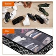 thumbnail image 5 of Under Bed Shoe Storage Box Drawer Organizer for Shoe Storage Foldable Box for 12 Pairs of Shoes,Black(A), 5 of 5
