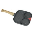 thumbnail image 1 of Sartén de de Aluminio, Sartén Dividida de 3 Secciones, Olla para Bistec de Huevo, Olla para , Utensilios de Cocina, Olla para Cocinar Negro BLESIY Sartén De Huevo, 1 of 8