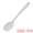 Grey, variant on Unique Bargains Silicone Non Stick Heat Resistant Cooking Spoon Pink 11x2.3in