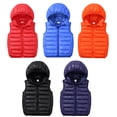 thumbnail image 6 of Kkkded Kids Toddler Girls Boys Puffer Vest Sleeveless Jacket Waistcoat Outwear for Big Little Girls Boys 4-15T, 6 of 6