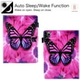 thumbnail image 5 of iPad Pro 11 Case 2020 2nd Generation, Allytech PU Leather TPU Inner Smart Cover Auto Sleep Wake Folio Flip Kickstand Full Protection Case for Apple iPad Pro 11 2nd Gen, Butterfly, 5 of 7