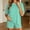 Green, variant on Womens Striped Short Sets 2 Piece Summer Matching Lounge Sets Short Sleeve T Shirts and Shorts Red XL(XL)