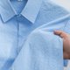 thumbnail image 5 of pstuiky camisetas de hombre, Camisa informal de manga corta con botones y cuello de color liso para hombre ropa de hombre xxxl, 5 of 9