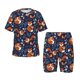 thumbnail image 1 of Fotbe Cute Foxes Pijama Estampada de 2 Piezas para Niños – Ropa de Dormir de Manga Corta Cómoda para Niños y Niñas, Camiseta y Shorts de Algodón-X-Large, 1 of 6
