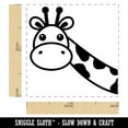 thumbnail image 2 of Peeking Giraffe Self-Inking Rubber Stamp Ink Stamper - Black Ink - Small 1 Inch, 2 of 7