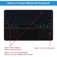 thumbnail image 4 of Funda con teclado BQSS para iPad Air de 13 pulgadas, M3 M2 y iPad Pro de 12,9 pulgadas, 4 of 8