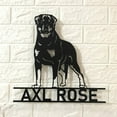 thumbnail image 2 of Handmadetneonsign Custom Rottweiler Metal Wall Art LED Light - Personalized Dog Lover Name Sign Home, 2 of 3
