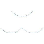 Hemoton 3pcs Cartoon Shark Banner Decoration Hanging Pull Flag Birthday Garland Party Supplies