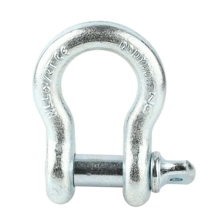

D Shackle Excellent Resistance Bow Shackle Corrosion Resistance Alloy Steel For Emergency Towing For Tie Downs 6.5t　1PC