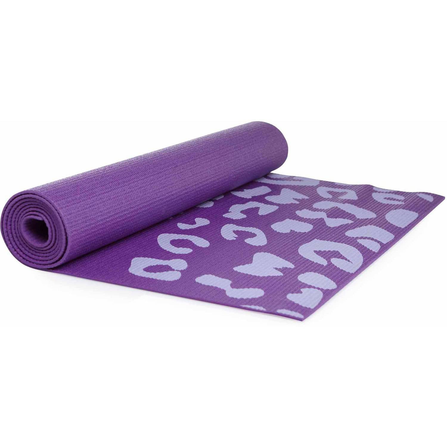 Lotus Purple Cheetah Print Yoga Mat