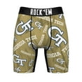 thumbnail image 2 of Men's Rock Em Socks Navy Georgia Tech Yellow Jackets All Over Logo Boxer Briefs, 2 of 3