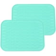 thumbnail image 1 of DAMAIE 2pcs Silicone Dish Drying Mat Mat Heat & Resistant Mat Easy Clean Dishwasher Safe Eco-Friendly, 1 of 3