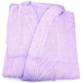 thumbnail image 2 of Women's Cotton Terry Cloth Long Sleeve Bathrobe - Soft Short Length Robe, 2 of 2