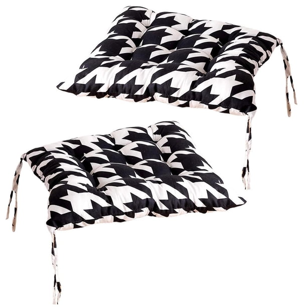 Cojines De Asiento De Silla Cojines De Asiento De Comedor Con Correas Para La Oficina Del Coche En El Hogar 2 Uds Advancent HA044945-03