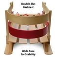 thumbnail image 6 of Flexible Flyer Baby Pull Sled. Wood Toddler To-Boggan. Wooden Sleigh for Kids, 6 of 9