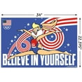 thumbnail image 3 of Looney Tunes x Team USA - Believe In Yourself Wall Poster with Push Pins, 22.375" x 34", 3 of 4
