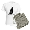 thumbnail image 5 of CafePress - New Hampshire Live Free Women's Light Pajamas - Women's Short Sleeve Print T-Shirt and Pants Light Cotton Pajama Set, 5 of 7