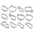 thumbnail image 4 of NUOLUX 12Pcs Lovely Stainless Steel Baking Molds for Baking Enthusiasts and Diy Projects, 4 of 7