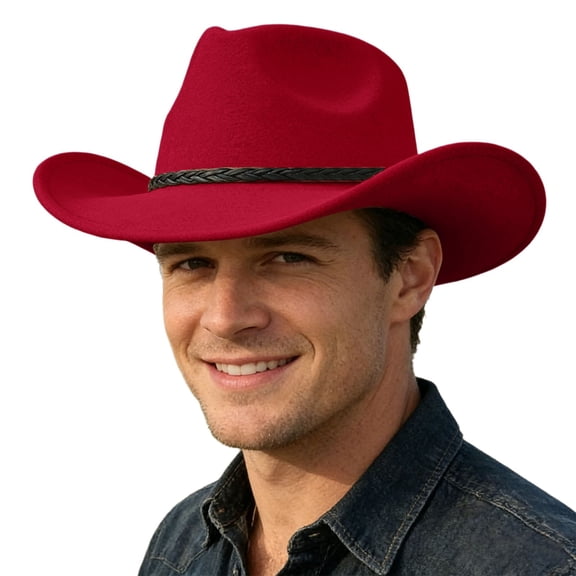 Adult Western Cowboy Hat Fedora For Stylish Outdoor