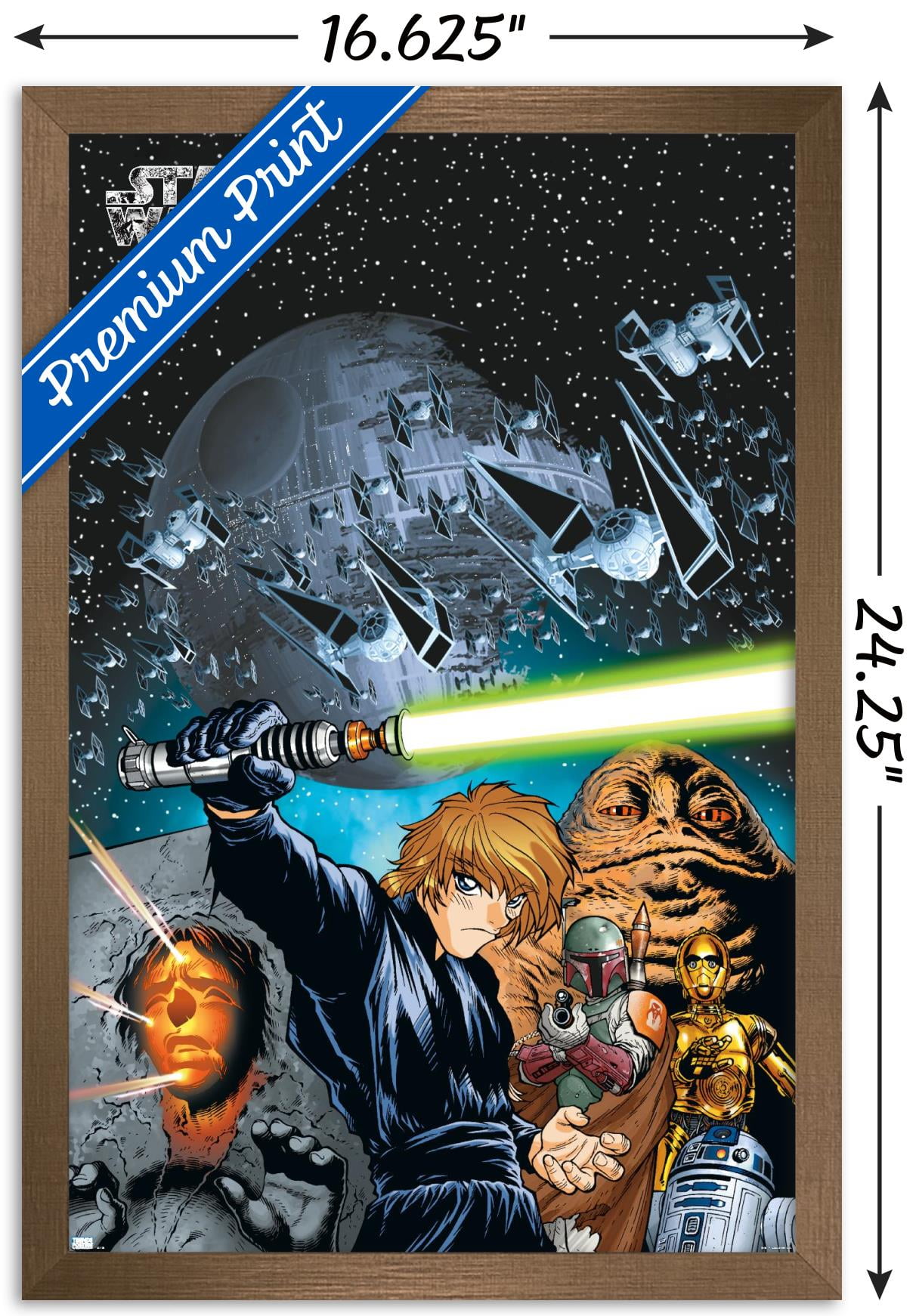 Star Wars: Manga Madness - Return of the Jedi Wall Poster, 14.725