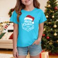 thumbnail image 2 of Zshosam Kids Christmas Shirt Grinch Teen Boys Girls Christmas T-shirt Christmas Print Casual Short Sleeve Tops Shirt Teen Clothes Size 9T 10T,(Sky Blue 9-10 Years), 2 of 5