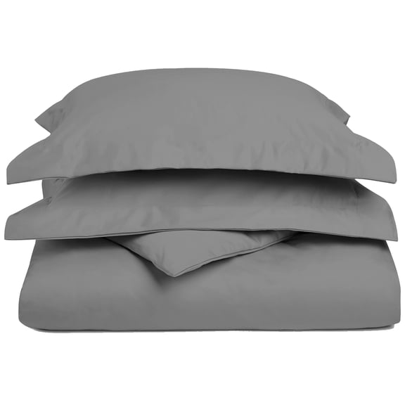 Superior 3-Piece Hanlon Cotton Blend Solid Duvet CoverSet