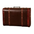 thumbnail image 2 of Miulika Vintage Suitcase Box Photo Props Organiser Case Suitcase Storage Box Decorative Black brown L, 2 of 9