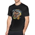 thumbnail image 5 of Jean Michel Basquiat Men's T Shirt Cotton Tee Basic Short Sleeve Crewneck Shirt Tops Black, 5 of 5