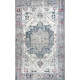 thumbnail image 4 of nuLOOM Leslie Transitional Printed Area Rug, 8' x 10', Leslie Blue, 4 of 5