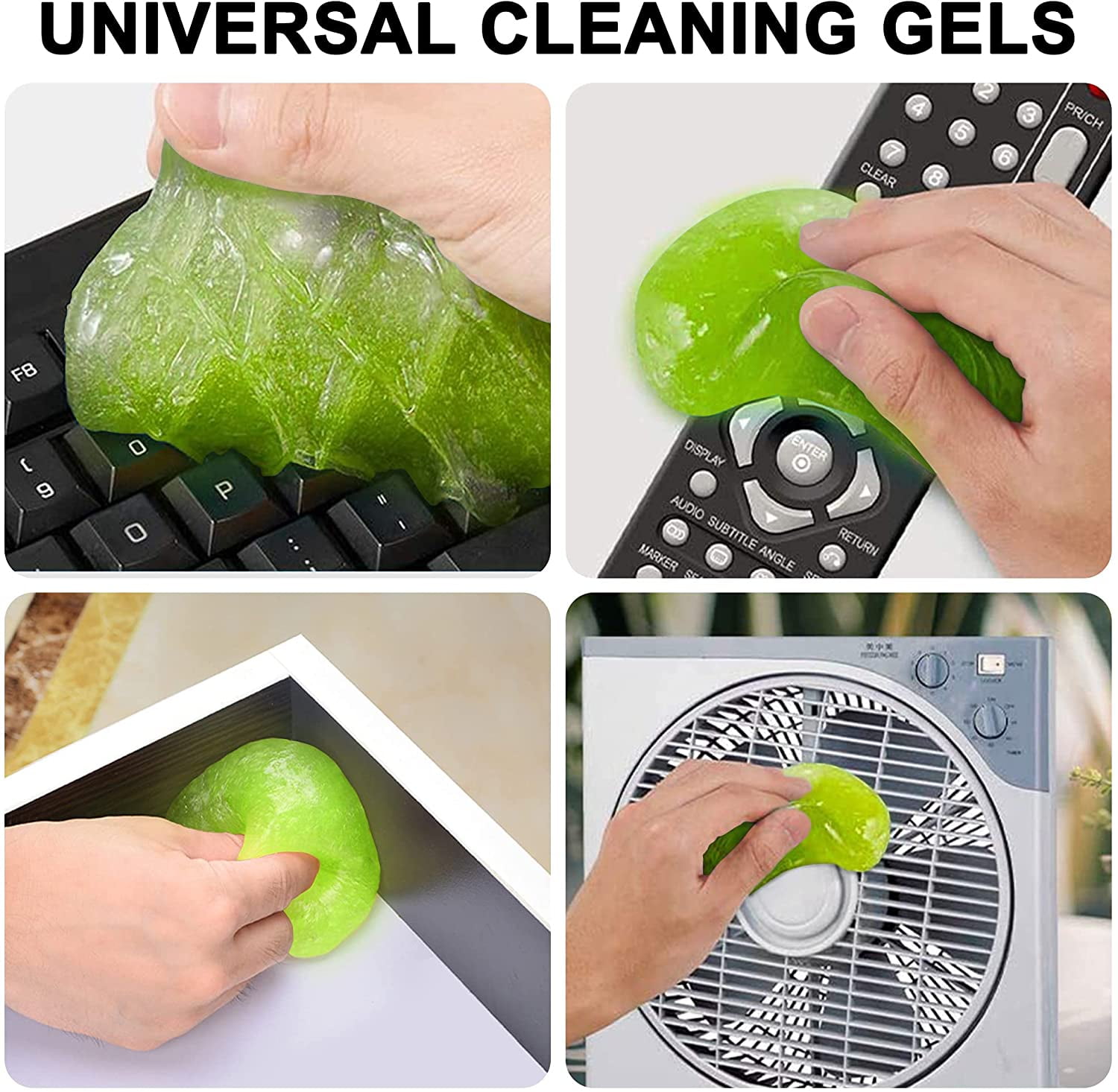 GetUSCart- bedee Car Cleaning Gel Cleaning Putty: 2023 Upgraded Keyboard  Cleaner Gel 3 Pack High Efficient Cleaning Reusable No Sticky Hands Dust  Cleaning Gel for Car Interior Air Vent Keyboard Camera Printer
