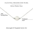 thumbnail image 6 of HOPE LOVE SHINE – Empowering Jewelry Gift The World is Your Oyster Pearl Necklace for Daughter Graduate /Birthday, 6 of 10