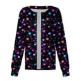 thumbnail image 4 of LHVUOA Valentines Day Womens Warm Up Scrubs Jacket Funny Love Heart Printed Working Jacket Scrub Tops Working Uniforms with Pockets 2024, 4 of 4