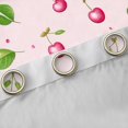 thumbnail image 4 of Homewish Kawaii Pink Cherry Curtains Pack of 2 (42x84 Each) for Kids, Cute Cartoon Fruit Curtains Blackout, Princess Style Bedroom Curtains, Curtains Blackout Home Decor, 4 of 6