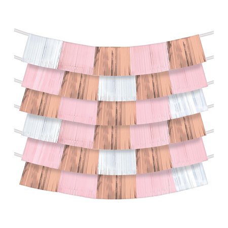 UPC: 0192937019146 | Amscan Decorating Backdrops  60   Rose Gold Blush  Pack Of 9 Backdrops