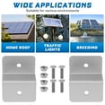 thumbnail image 3 of TAILTOSS 4Pack Solar Panel Roof Mounting Kit in Silver for DIY Users and Outdoor Solar System Setup, 3 of 7