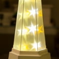 thumbnail image 6 of LaMuseCybèle Lighthouse Night Lights Gift with Lookout Platform,White Winter Warm Light Lamp for Badroom Décor, 6 of 6