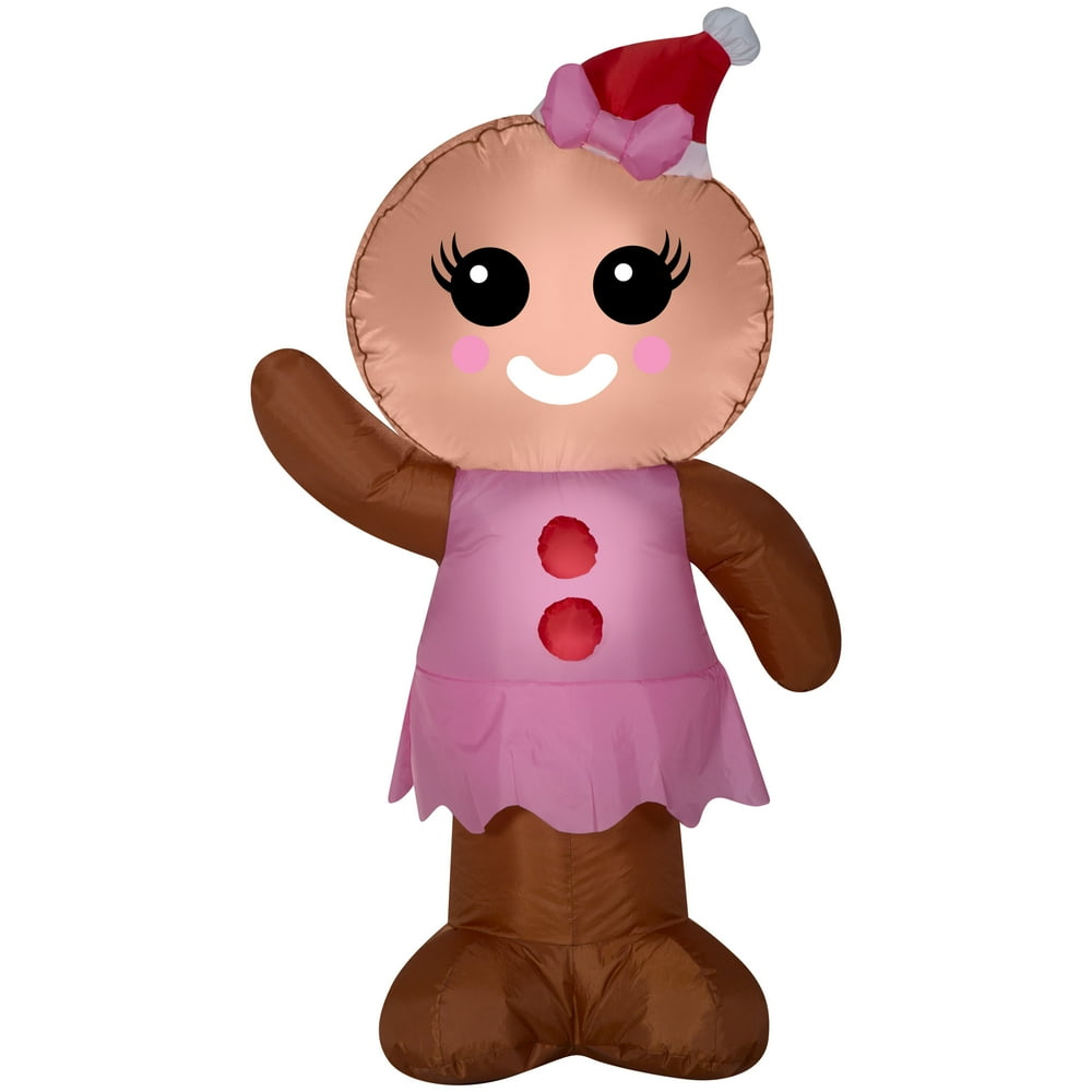 Airblown Inflatables Gingerbread Woman, 4'