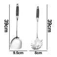 thumbnail image 2 of 304 Stainless Steel Kitchen Utensils Set, Standcn 2 PCS Mirror Polished Premium Cooking Tools-Spatula + noodles, 2 of 5