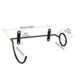 thumbnail image 5 of 6Pcs Wall-Mounted Wine Rack, Wine Bottle Display Rack, 5 of 5