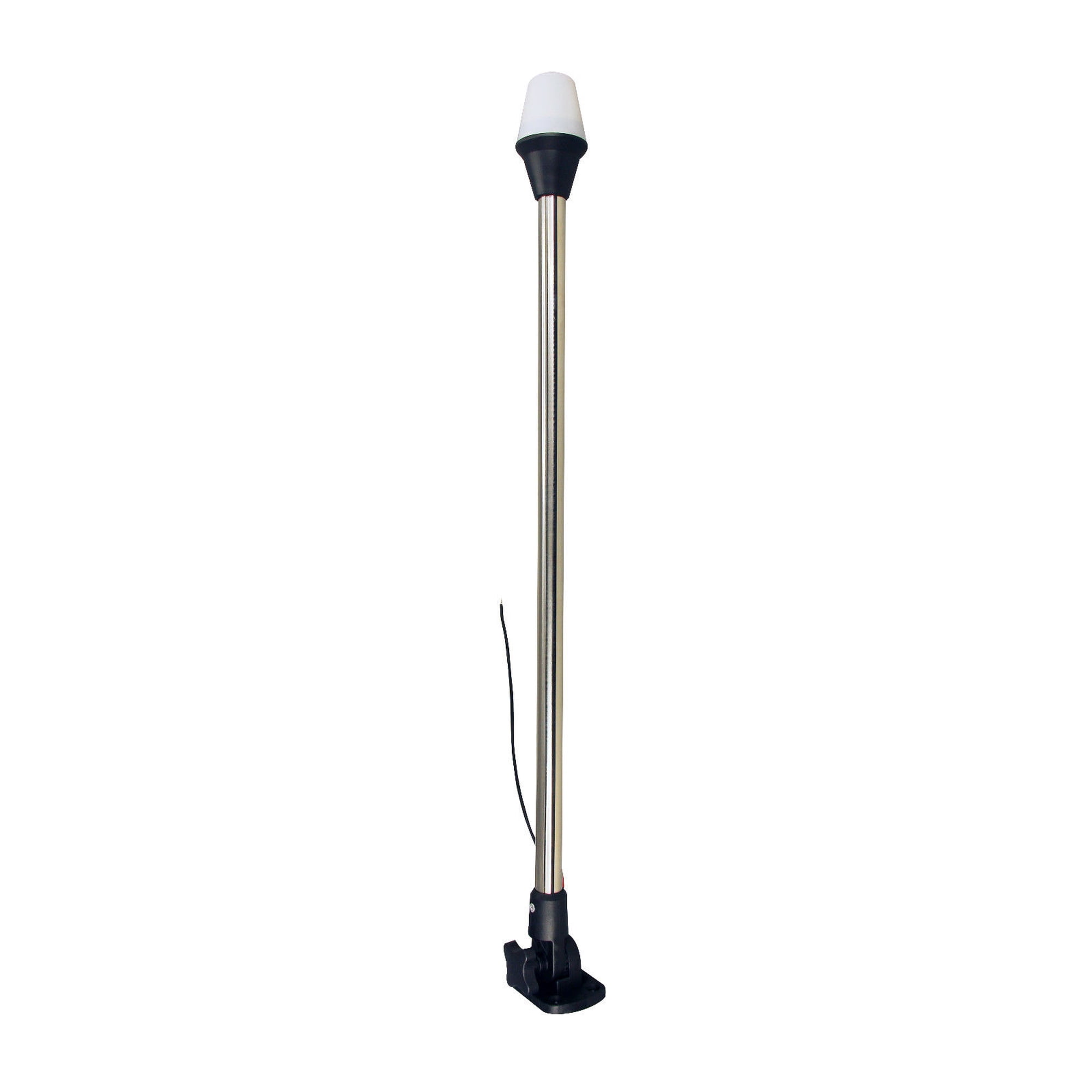 Pactrade Marine All Round Anchor Stern Light 25" long Stainless Steel Pole with Adjustable Base 12VDC 8W