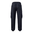 thumbnail image 5 of Jogging Cargo Pants for Men 2025 Elastic Waist Drawstring Cargo Sweatpants Jogger with Pockets Mens Trousers, 5 of 8
