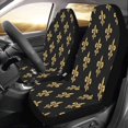 thumbnail image 2 of ABPHQTO Juego de 2 fundas para asientos de coche Fleur De Lis y Tree of Life Protector universal para asientos delanteros de coche apto para coche, SUV sedán, camión, 2 of 3