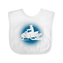 Inktastic Snowmobile Winter Extreme Sports Boys Baby Bib